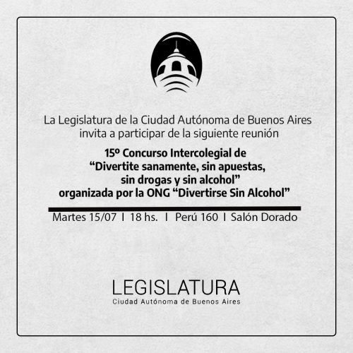 Invitacion Legislatura Ciudad de BsAs